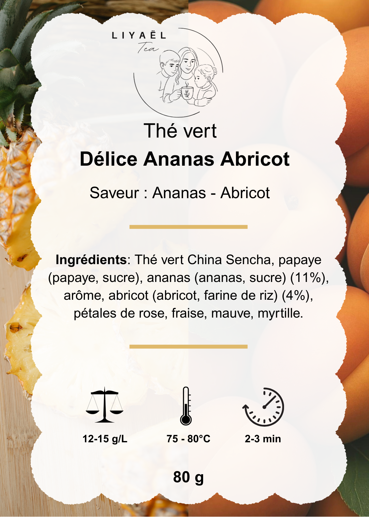 Délice Ananas Abricot